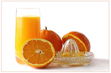 Antioxidanzien in Orangensaft